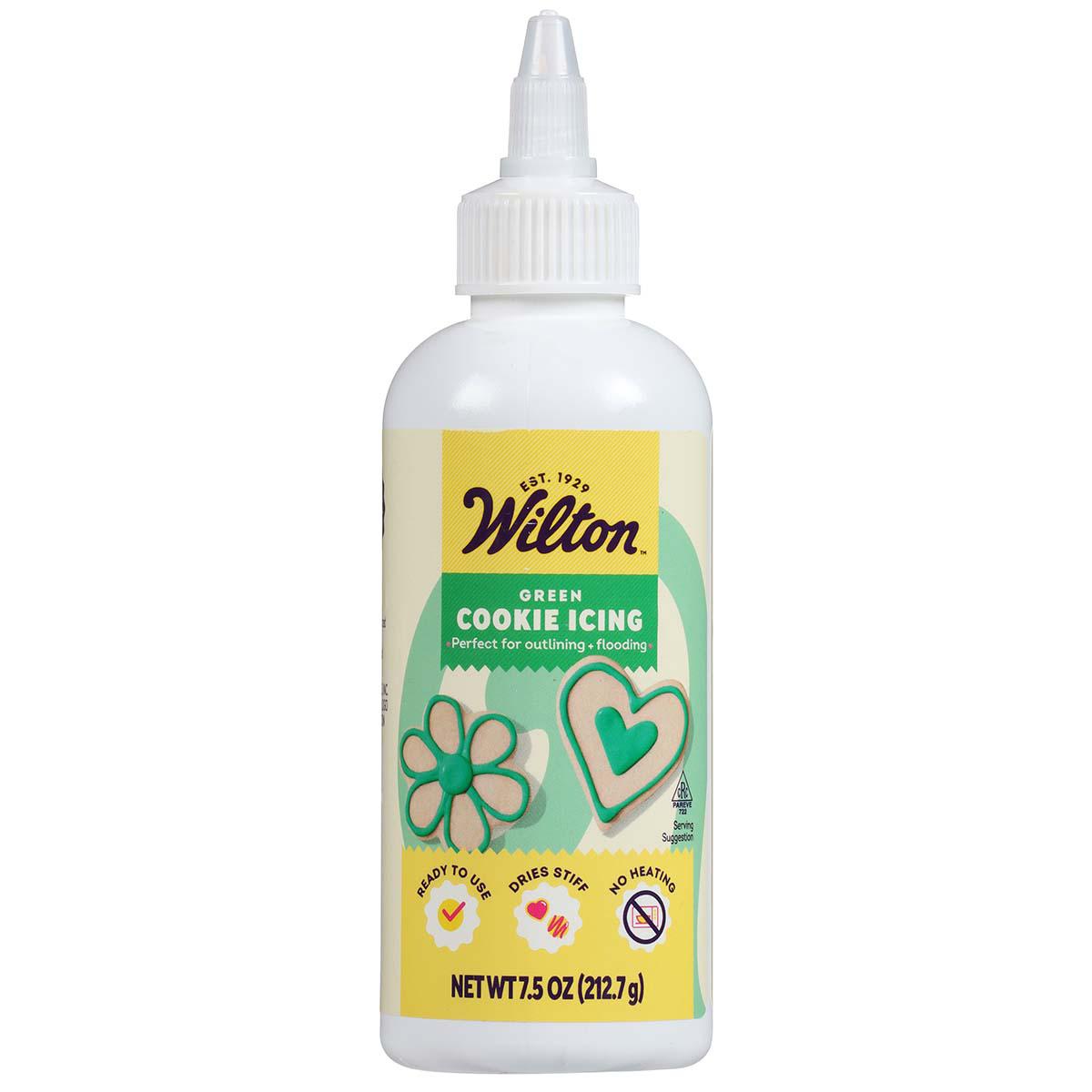 Wilton Green Cookie Icing, 7.5 oz (Pack of 4)