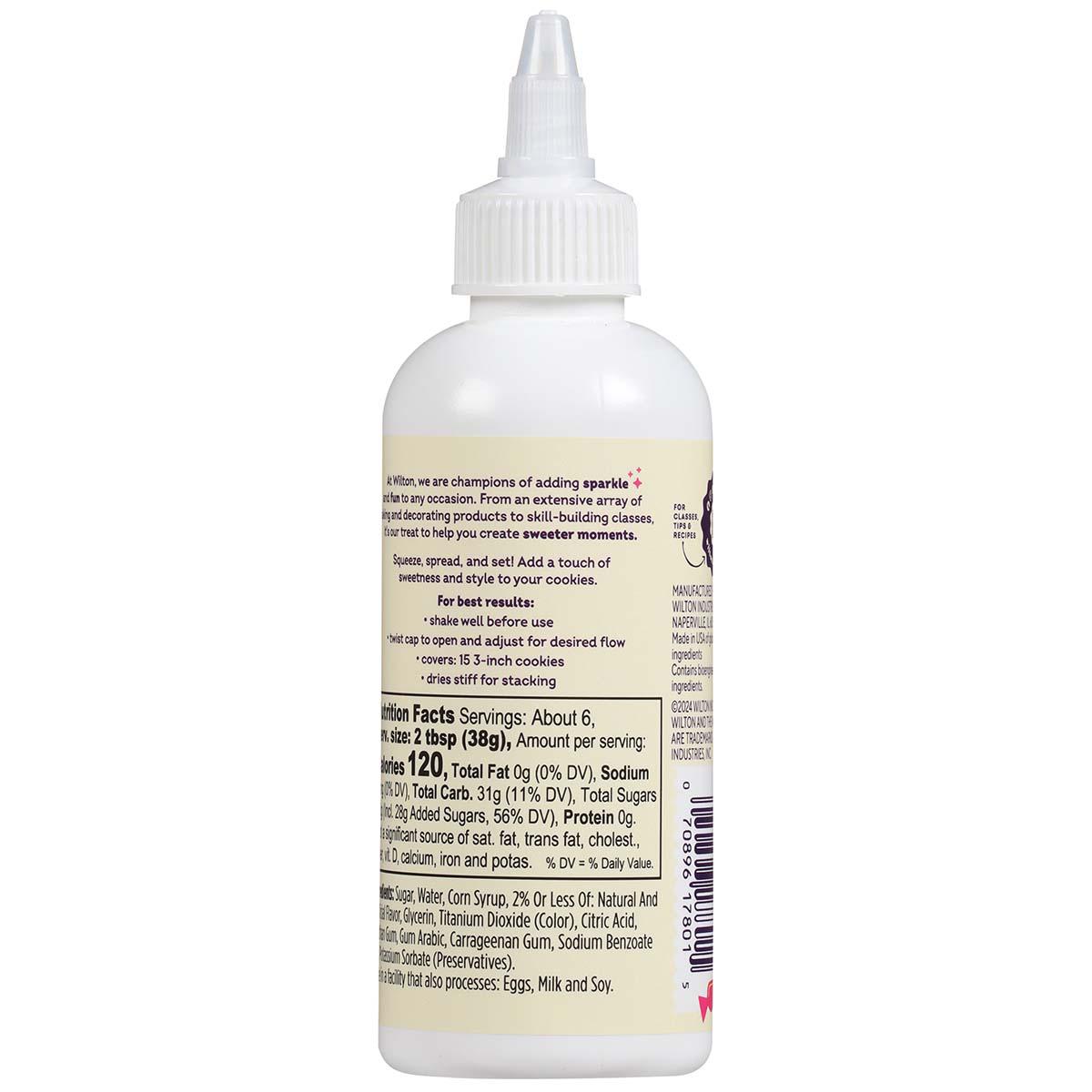 Wilton White Cookie Icing 7.5 oz (Pack of 4)
