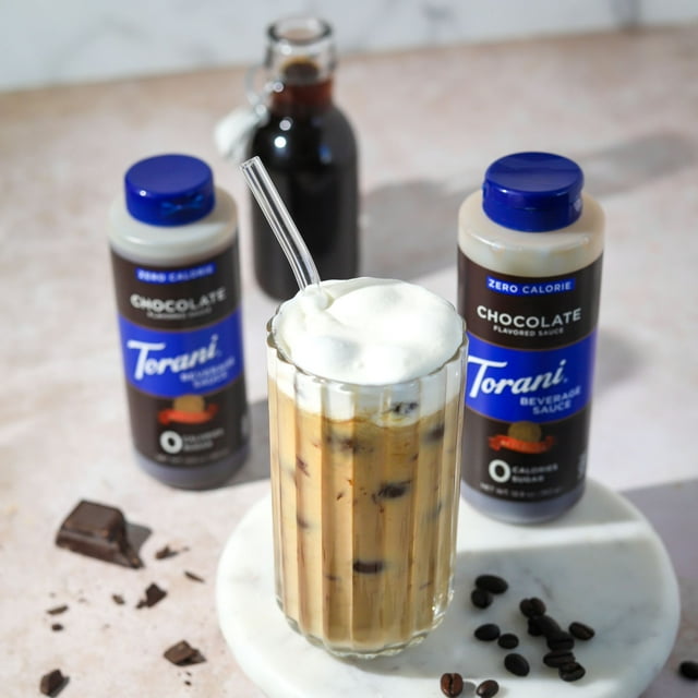 ToraniZero Calorie Beverage Sauce Chocolate 12.8 oz (Pack of 4)