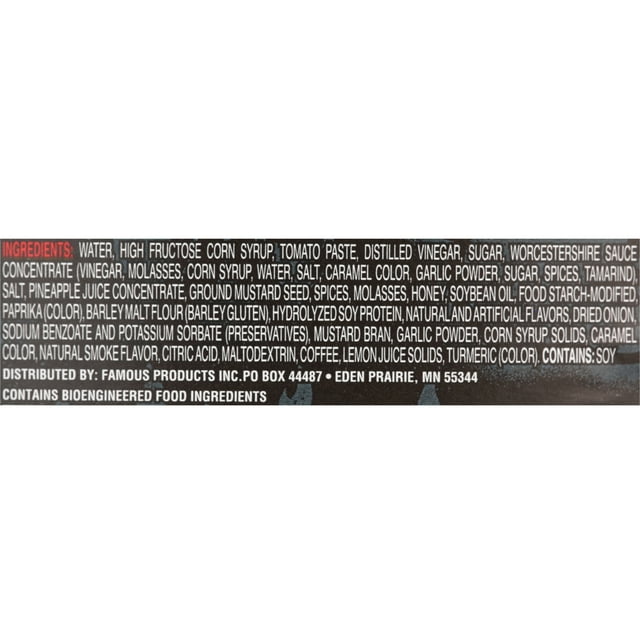 Famous Dave's BBQ Sauce Devil's Spit, 19 oz (Pack of 6)