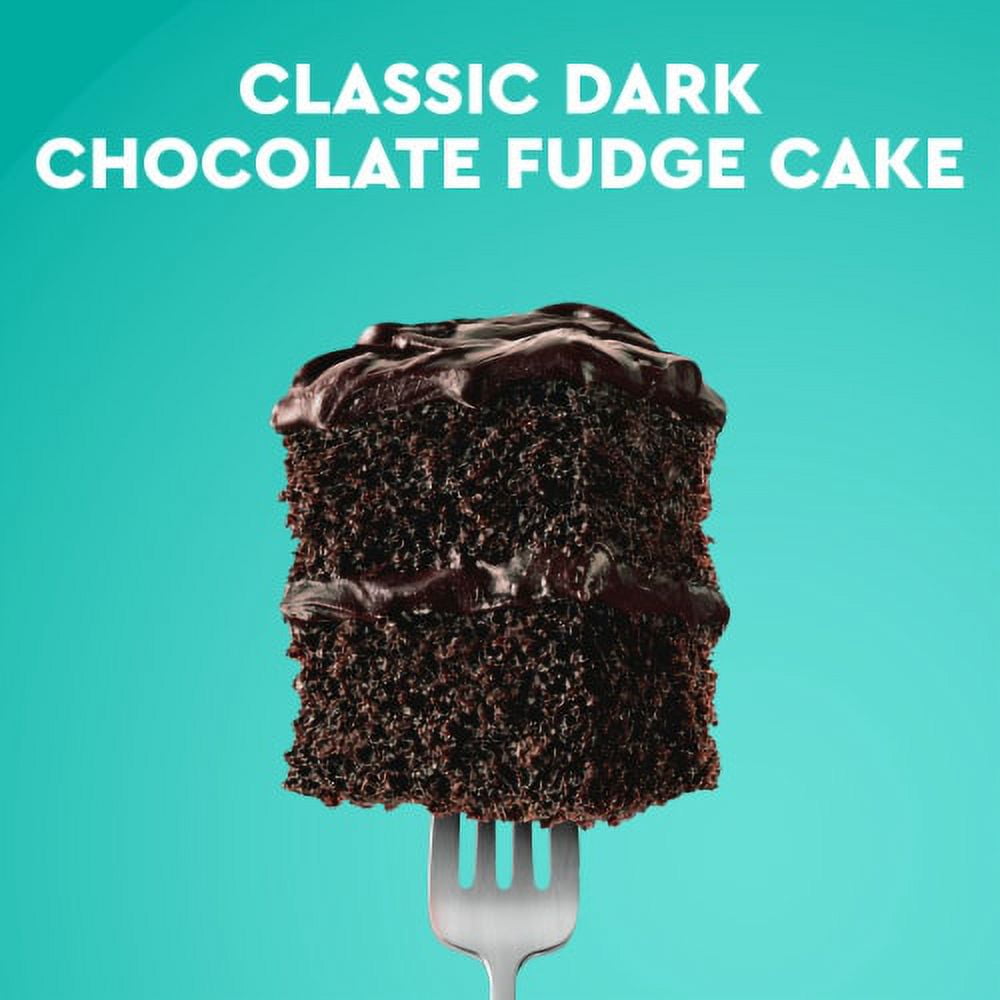 Duncan Hines Perfectly Moist Dark Chocolate Fudge Cake Mix, 15.25 oz, Pack of 4