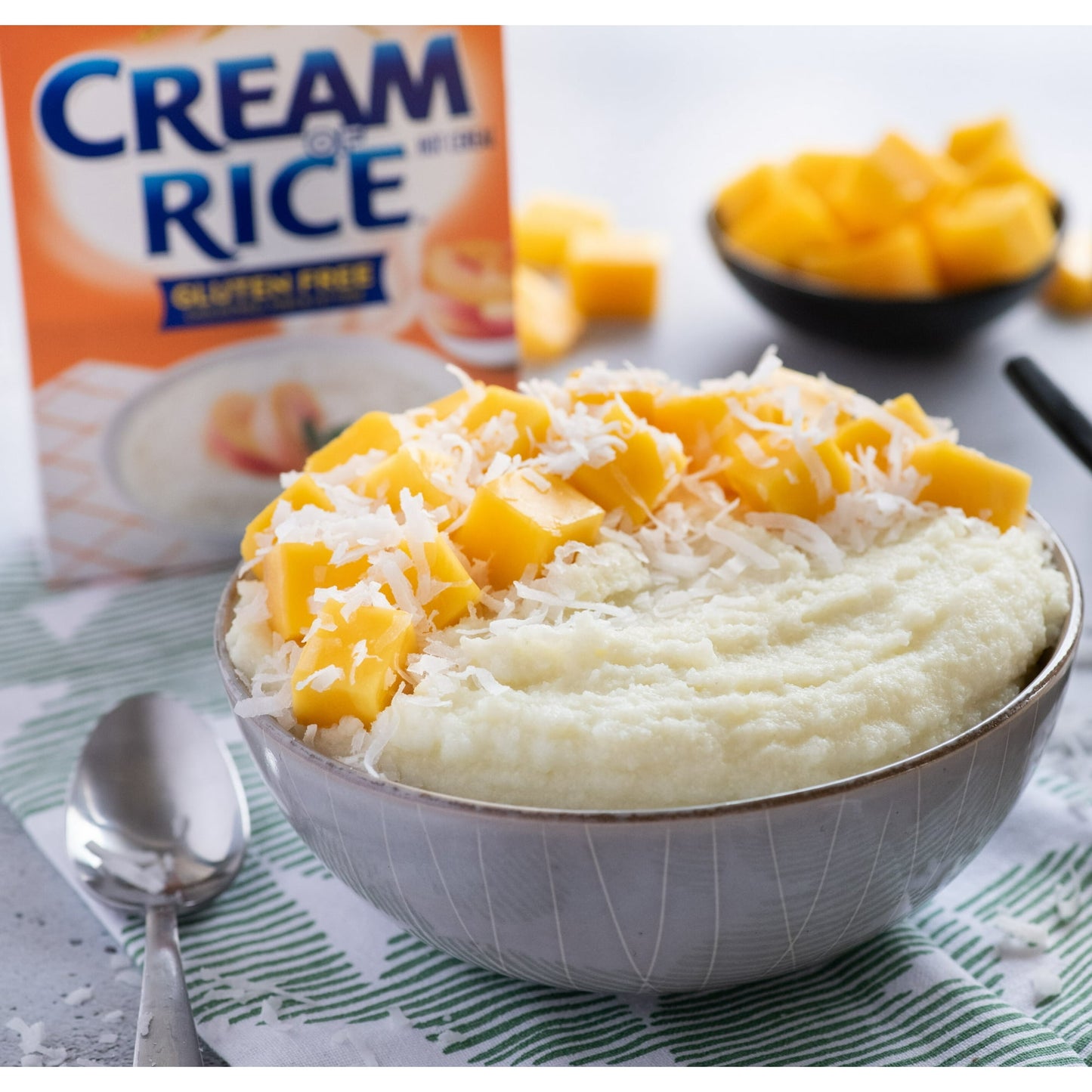 Cream of Rice Gluten Free Hot Cereal, 2.5 Minute, Kosher, Shelf-Stable, 14 oz Box (Pack of 4)
