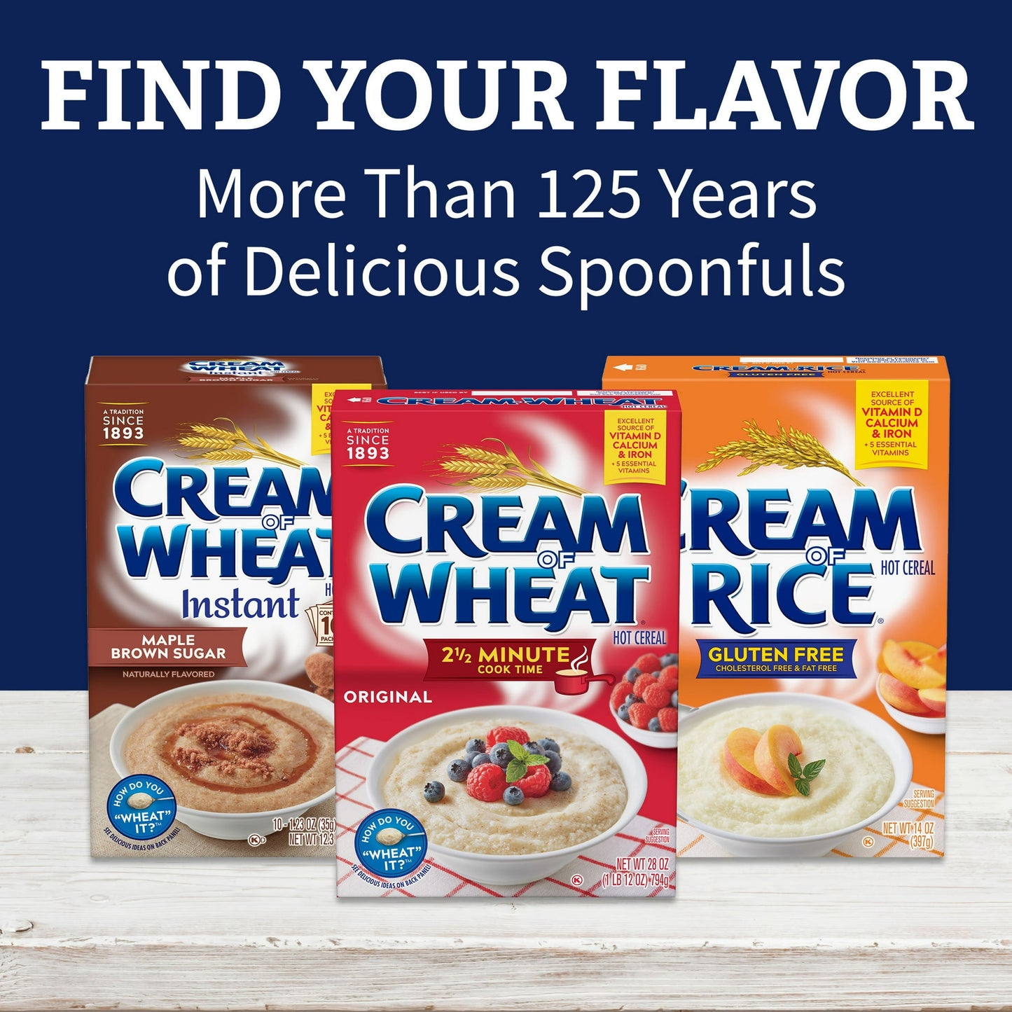 Cream of Wheat Instant Hot Cereal, Cocoa Flavor, Kosher, Shelf-Stable, 12.3oz, Pack of 4