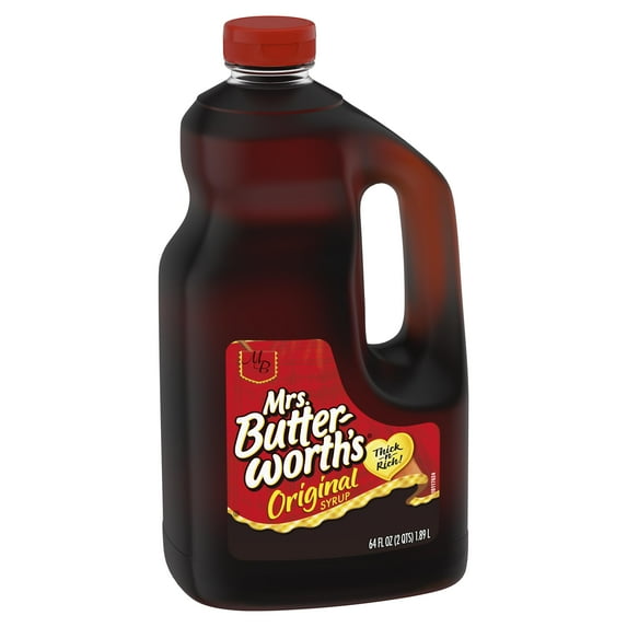 Mrs. Butterworth's Original Syrup, 64oz (Pack of 2)