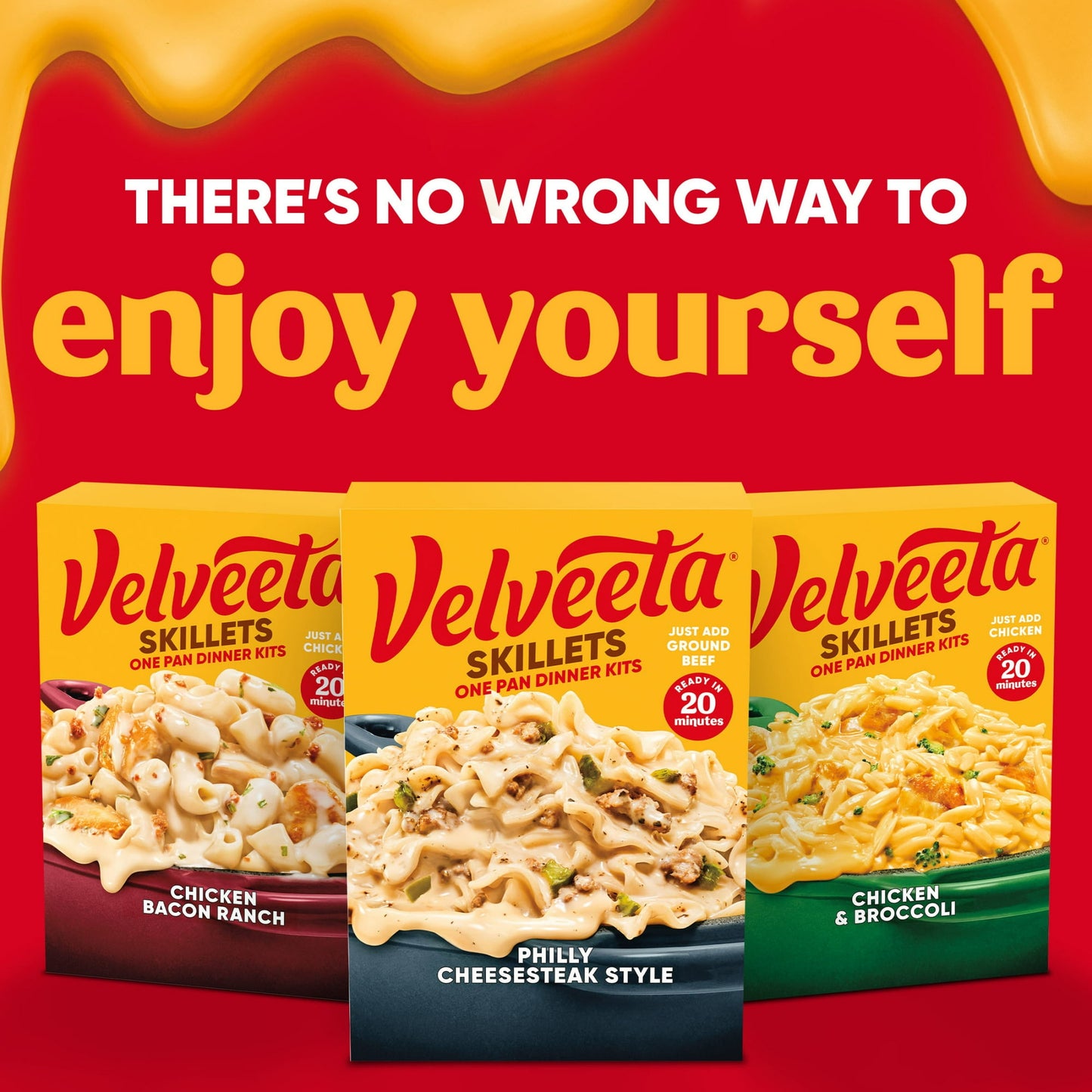 Velveeta Cheesy Skillets Dinner Kit Philly Cheesesteak Style, Box, 12.2 oz Pack of 4