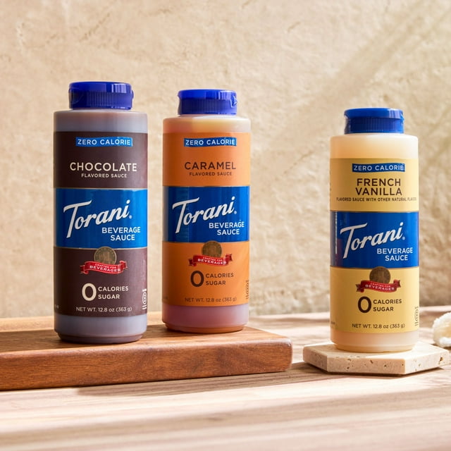 ToraniZero Calorie Beverage Sauce Chocolate 12.8 oz (Pack of 4)