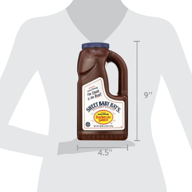 Sweet Baby Ray's Original Barbecue Sauce 80 oz, Pack of 4