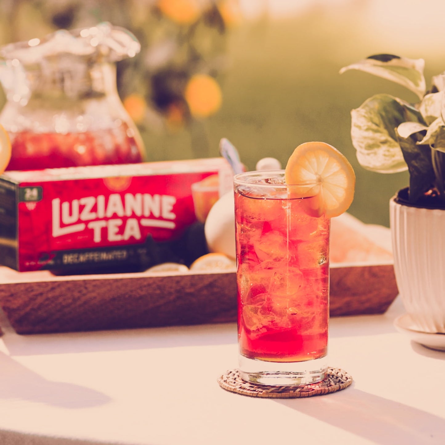 Luzianne Decaffeinated Iced Tea Bags 24 Count, 5.25 oz