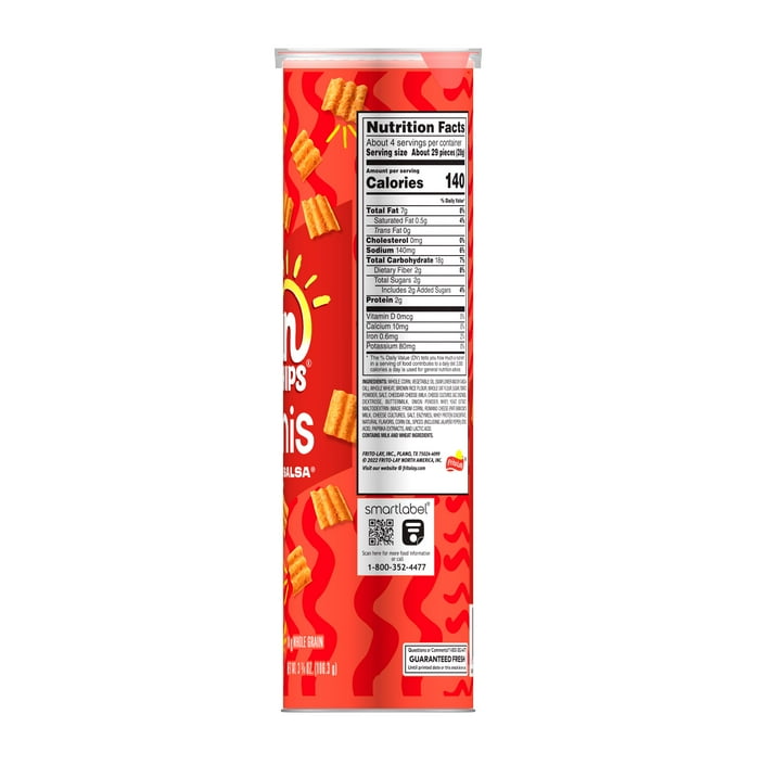 SunChips Minis Garden Salsa Flavored Canister, 3.75 oz, Pack of 3