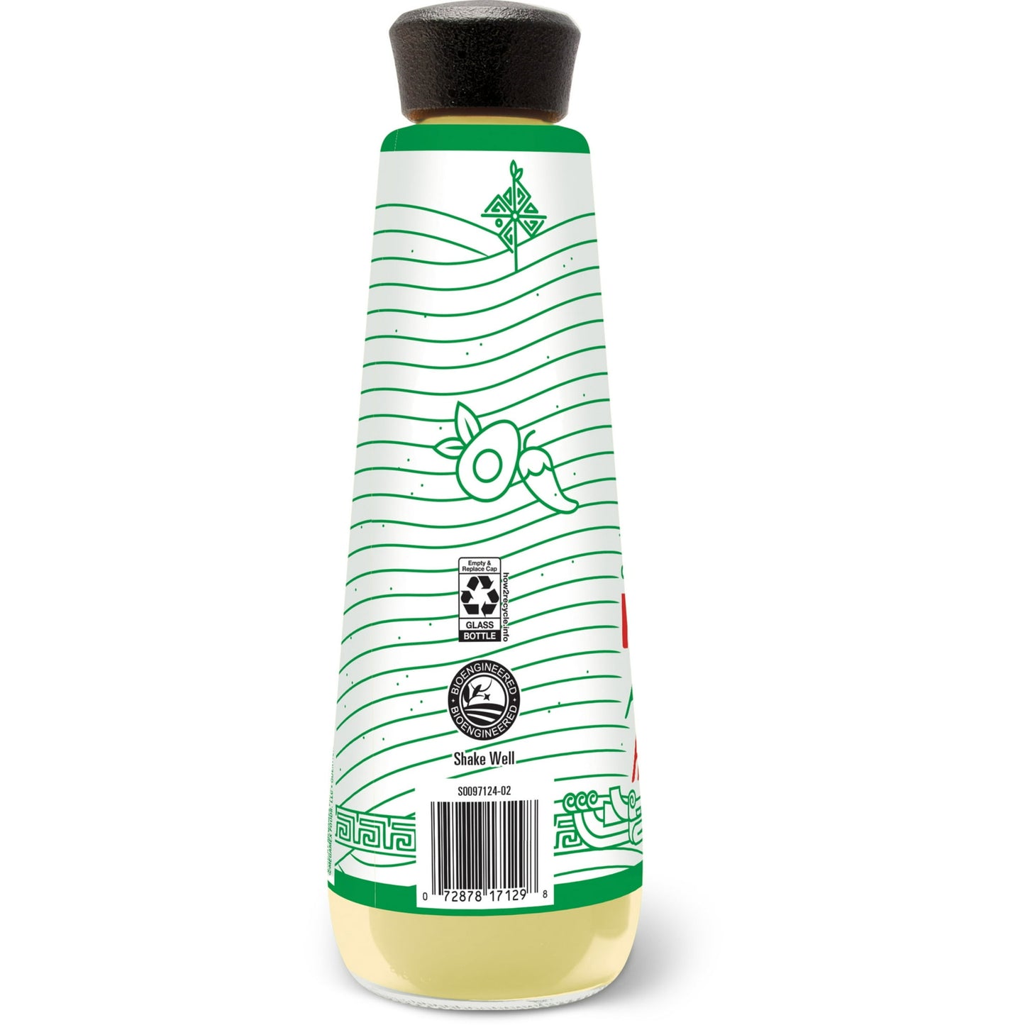 HERDEZ Avocado Hot Sauce, Taco Topping, Shelf Stable, 12 oz Glass Bottle
