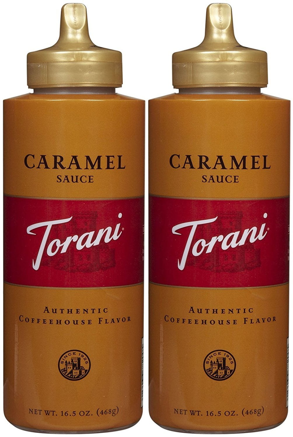 Torani Original Caramel Sauce, 16.5 Oz, (Pack OF 2)