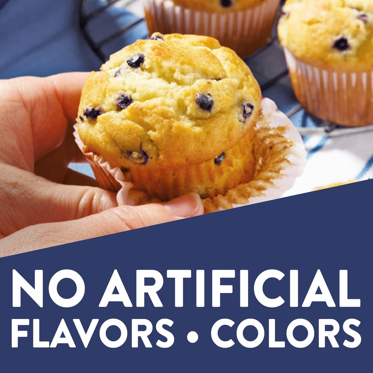Krusteaz Wild Blueberry Muffin Mix, Blueberry Muffins Made With Real Blueberries, 17.1 oz Box ( Pack of 4)