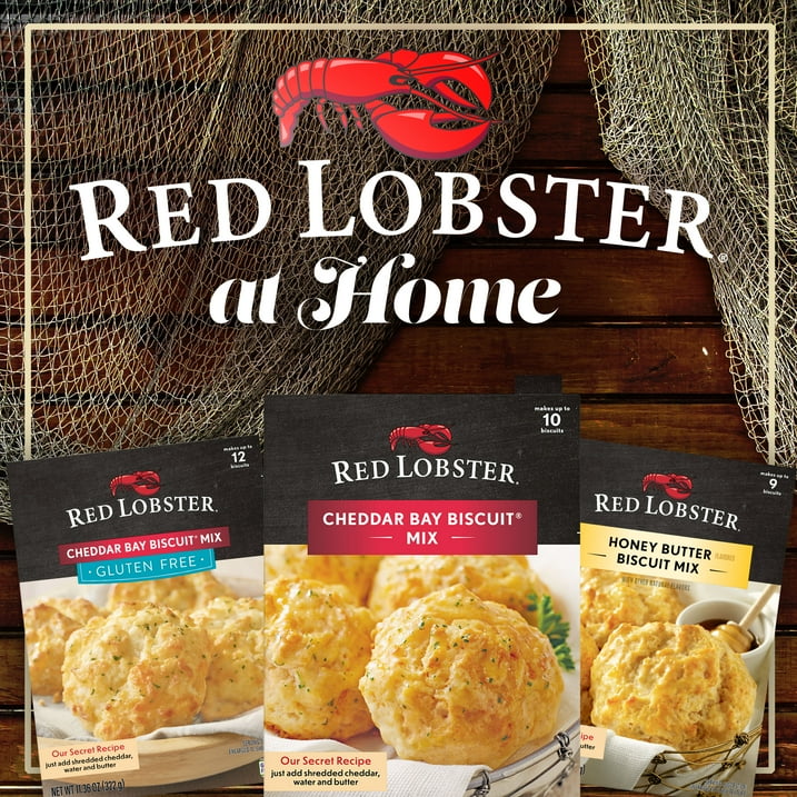 Red Lobster Gluten Free Cheddar Bay Biscuits Mix, 11.36oz (Pack of 2)