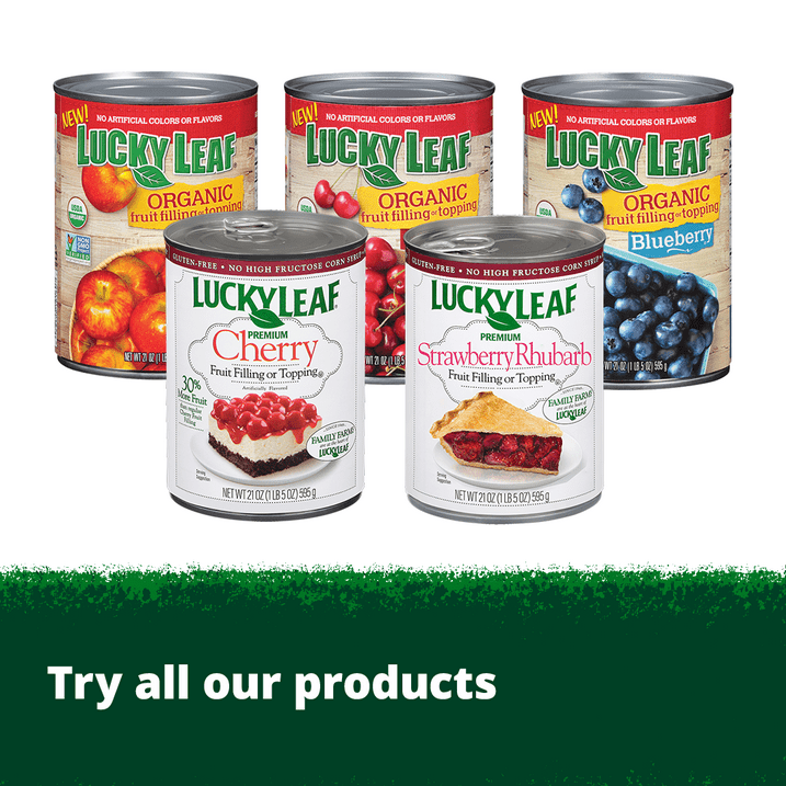 Lucky Leaf Organic Fruit Filling Blueberry, 21.0 oz