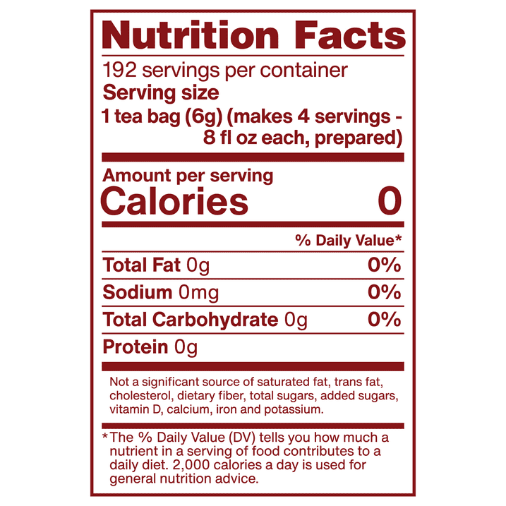 Luzianne Decaffeinated Iced Tea, Tea Bags, 48 ct (Pack of 2)