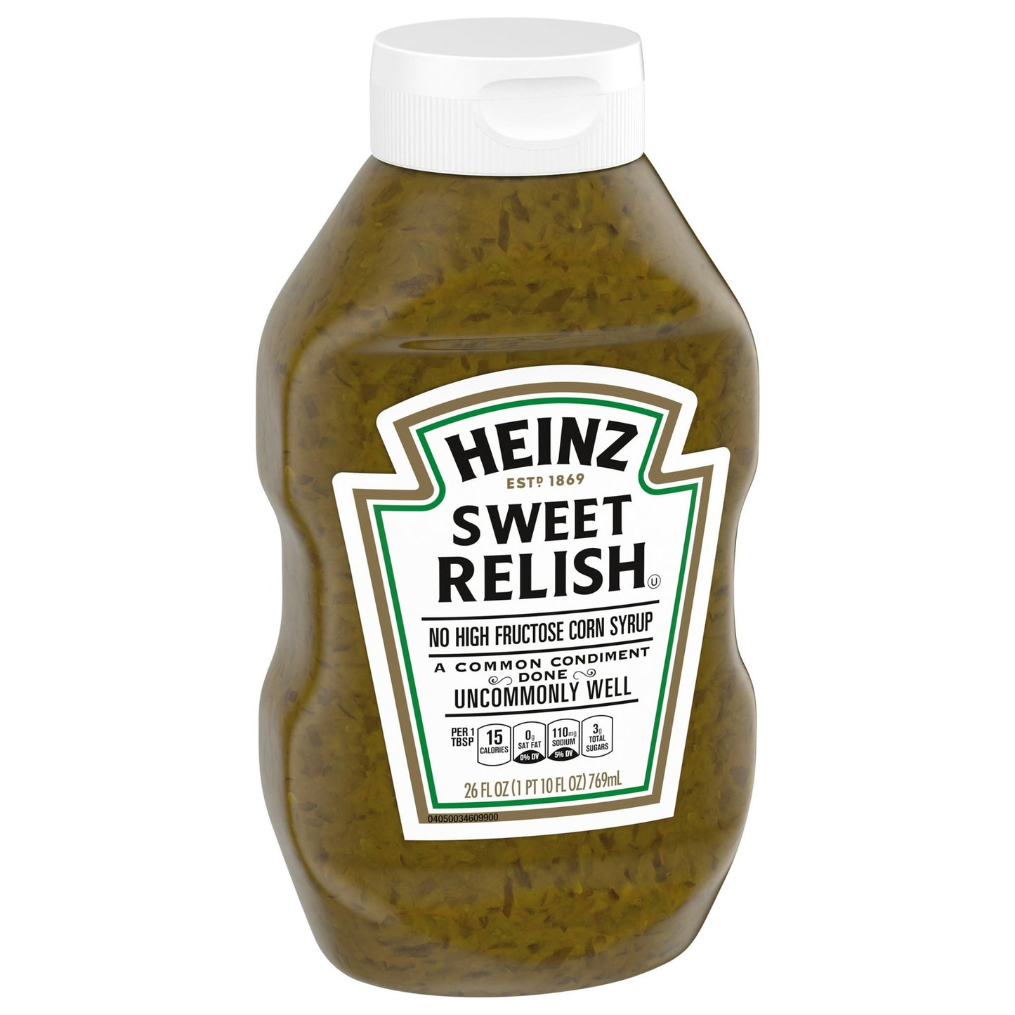 Heinz Sweet Relish, 26 fl oz Bottle (Pack of 4)