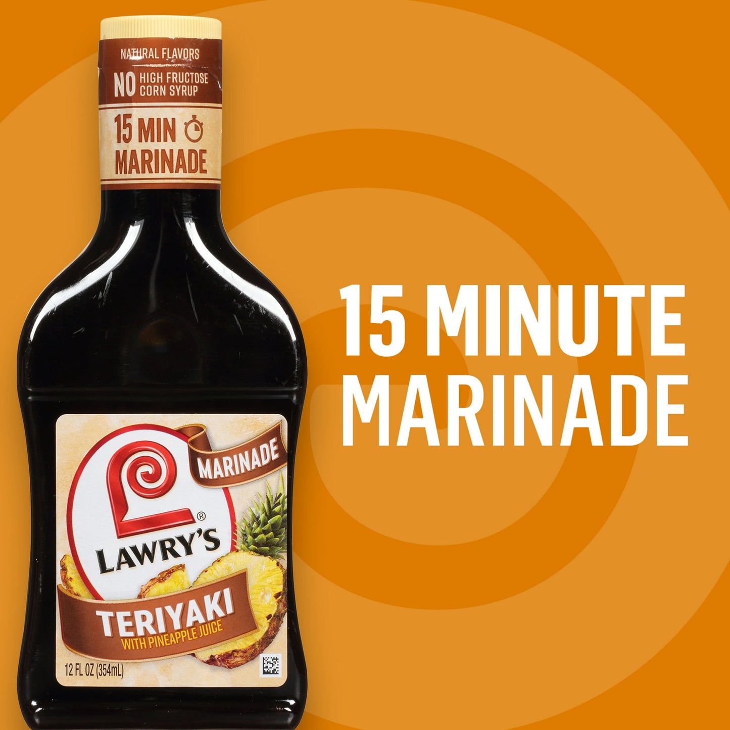 Lawry's, Teriyaki with Pineapple Juice Marinade & Sauce, 12oz Bottle (Pack of 3)