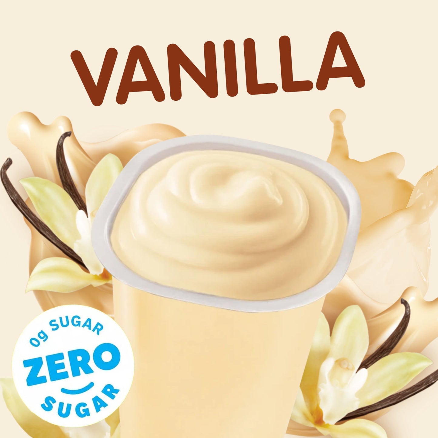 Snack Pack Zero Sugar Vanilla Pudding, Lunchbox Snack, 3.25 oz Pudding Cups, 4 Count (Pack of 2)
