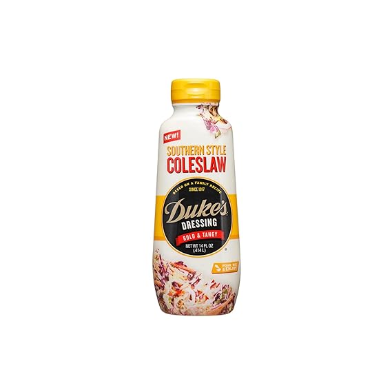 Duke's Bold & Tangy Southern Style Coleslaw Dressing, 14 oz, Pack of 4
