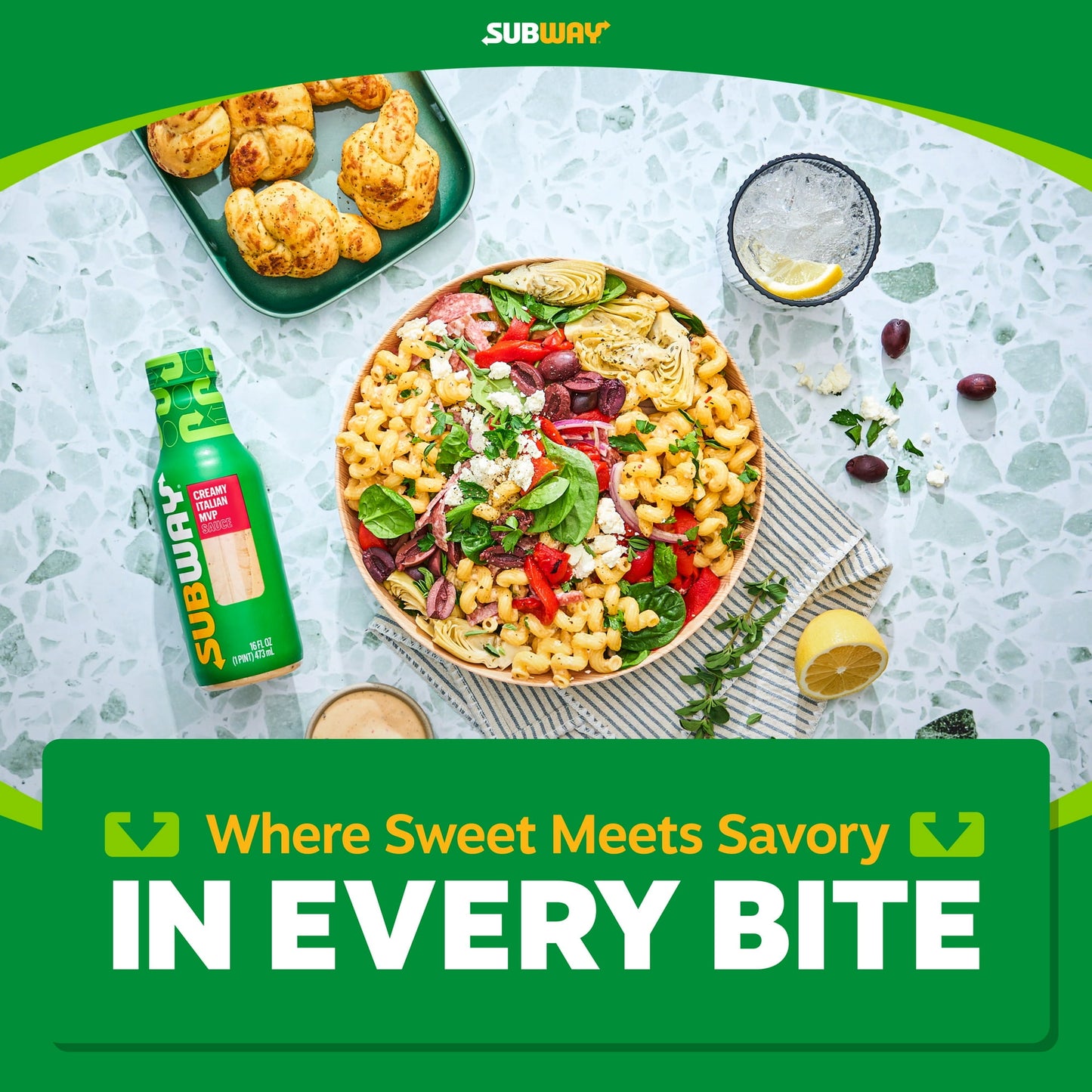 Subway Creamy Italian MVP Sauce, 16 fl. oz.