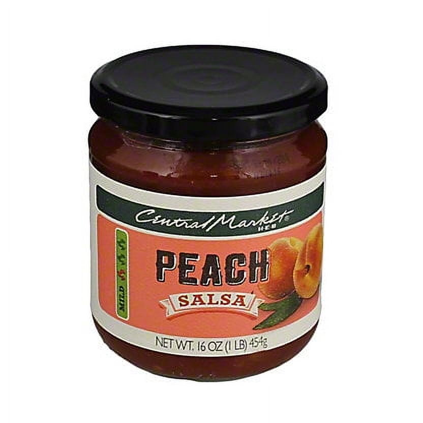 Central Market Mild Peach Salsa, 16 oz (Pack of 4)