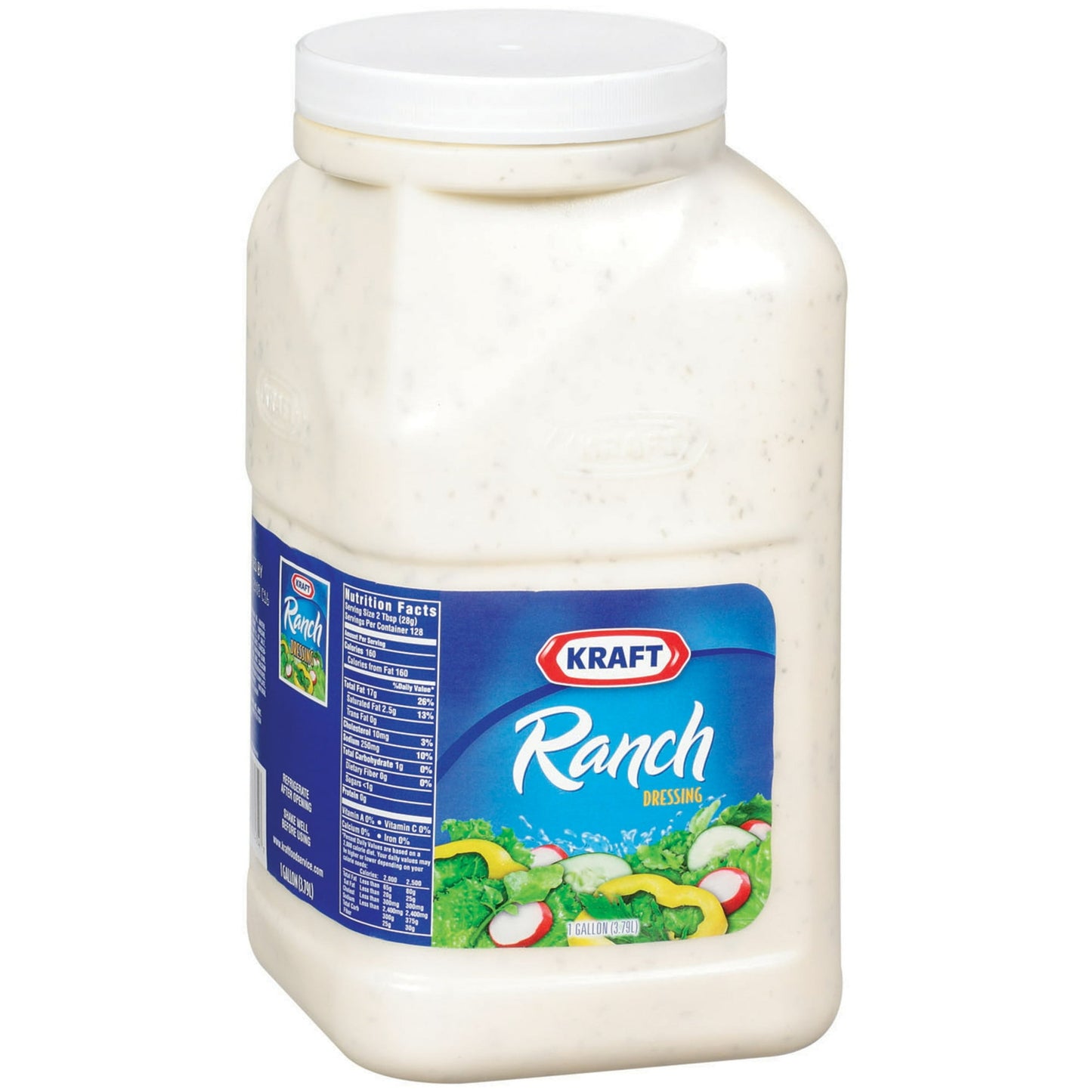 Kraft Ranch Salad Dressing, 1 gal Jug, Pack of 4 (Restaurant/Bulk size)