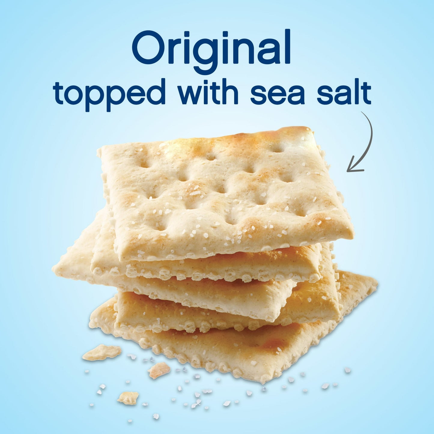Premium Fresh Stacks Original Saltine Crackers, Travel Snacks, 13.6 oz (Pack of 4)