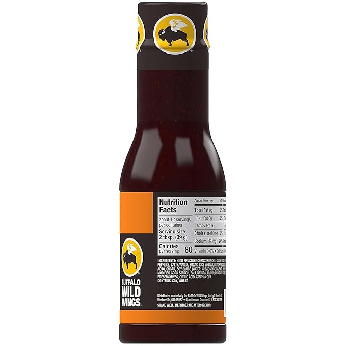 Buffalo Wild Wings Asian Zing Sauce 12 fl oz (Pack of 4)