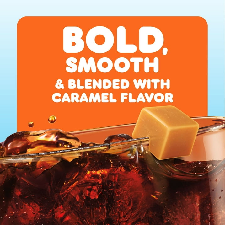 Dunkin Caramel Flavored Cold Brew Coffee Concentrate, 31 Oz. (Pack of 2)