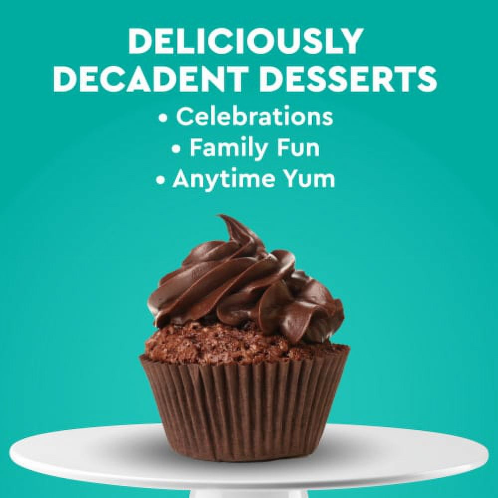 Duncan Hines Perfectly Moist Dark Chocolate Fudge Cake Mix, 15.25 oz, Pack of 4