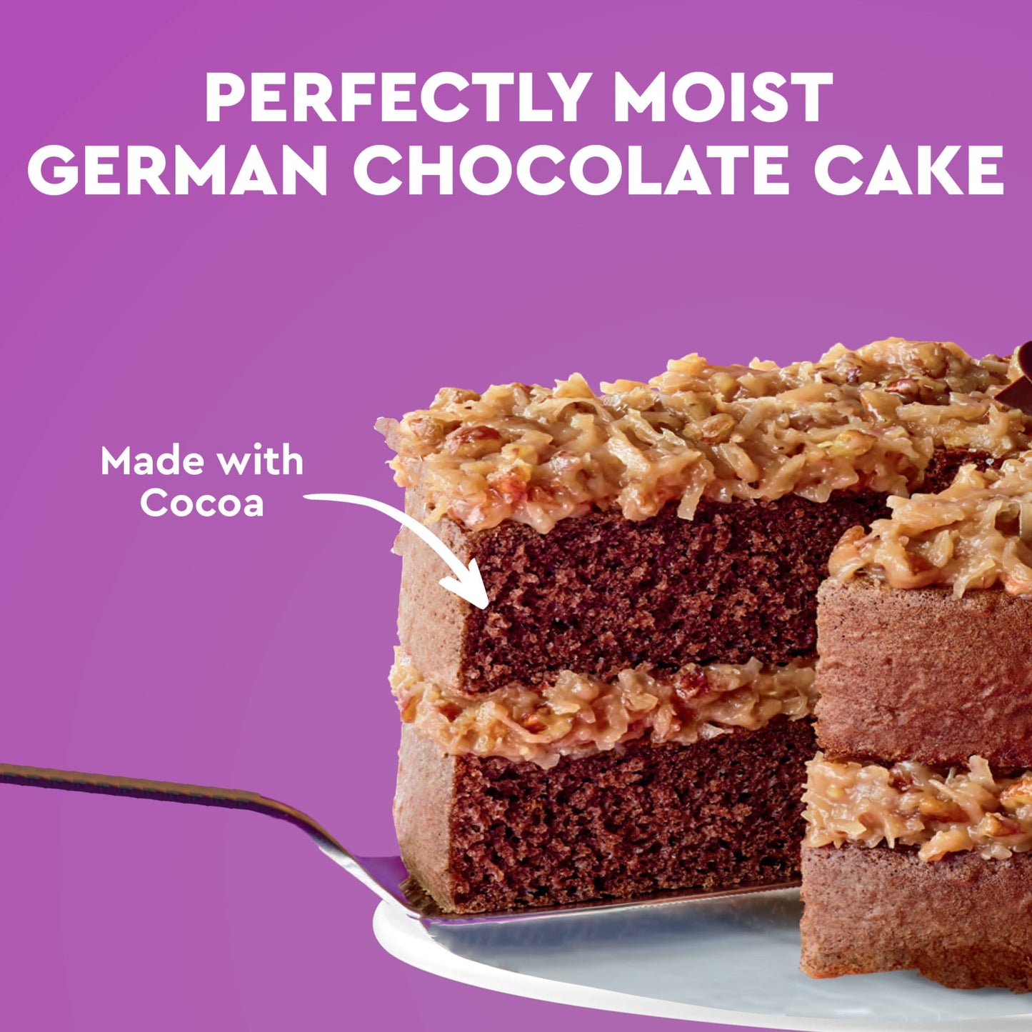 Duncan Hines Signature Perfectly Moist German Chocolate Cake Mix - 15.25 oz, Pack of 4