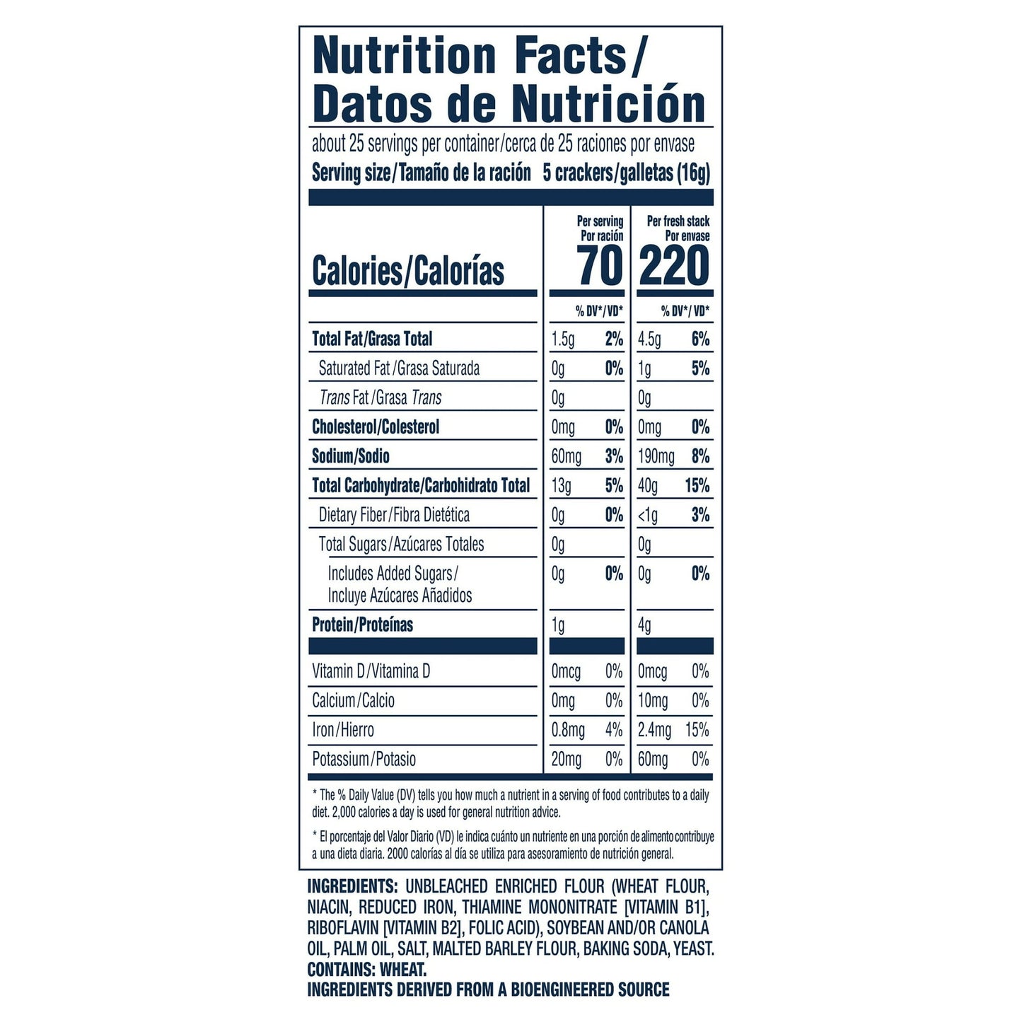 Premium Fresh Stacks Unsalted Tops Saltine Crackers, Travel Snacks, 14.2 oz (8 Multi Snack Packs) (Pack of 4)