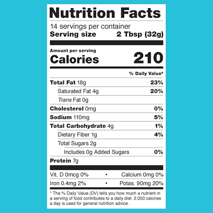 SKIPPY No Sugar Added Creamy Peanut Butter, Shelf-Stable, 16 oz Plastic Jar, Pack of 2