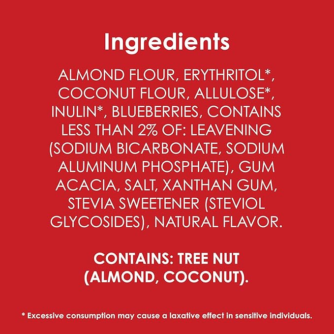 Duncan Hines Keto Friendly Blueberry Muffin Mix, 8.5 oz, Pack of 2