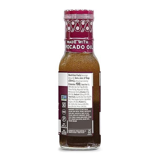Primal Kitchen, Dressing & Marinade Made with Avocado Oil, Balsamic, 8 fl oz Pack of 4
