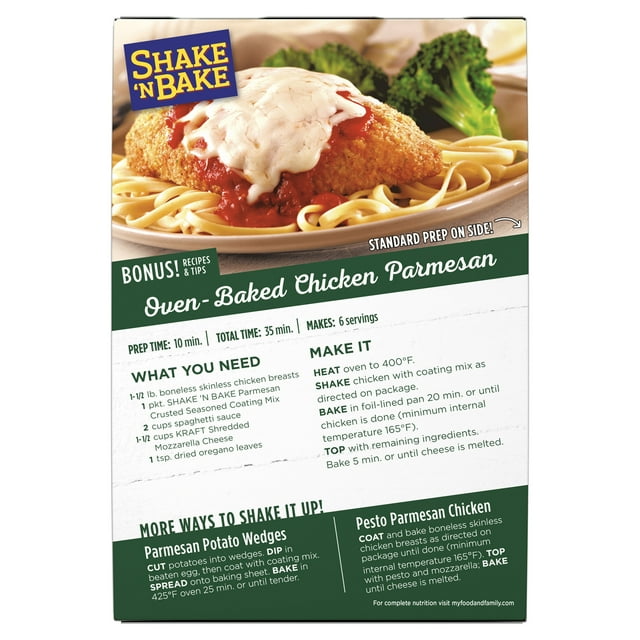 Shake ‘N Bake Variety Pack –6 oz Parmesan Crusted, BBQ Glaze, Ranch & Herb (3-Pack)