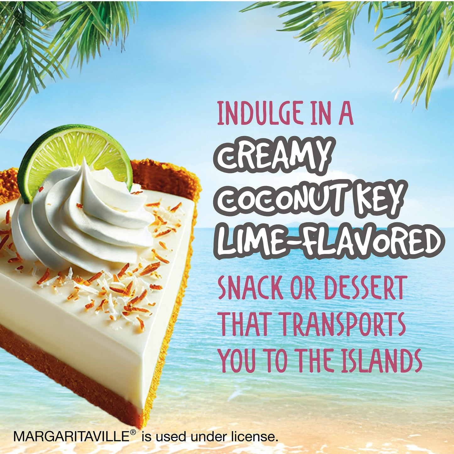 Margaritaville Coconut Key Lime Sugar Free Instant Pudding Mix and Pie Filling, 4 Servings, 1.70 oz Box (Pack of 5)