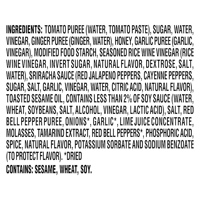 Heinz Flavor Tour Thai Inspired Sweet Chili Sauce, 10 fl oz Bottle, Pack of 2