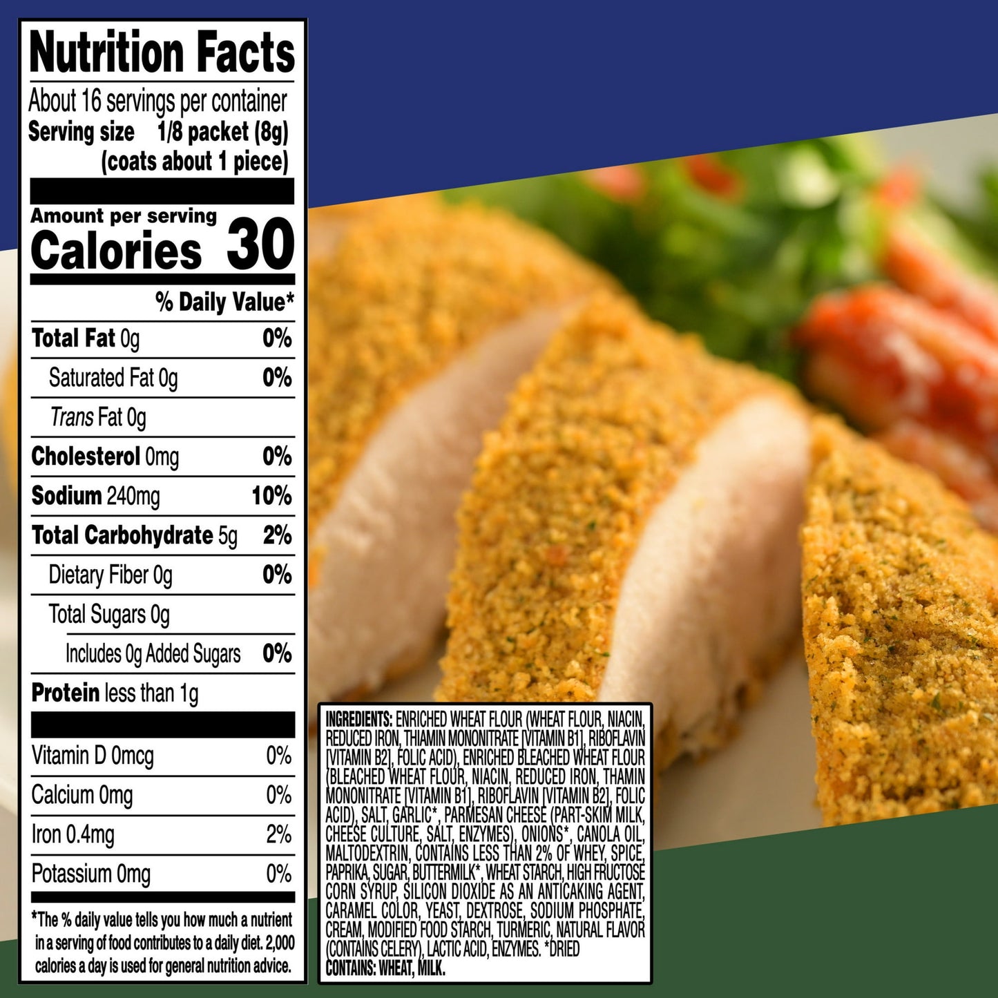 Shake 'N Bake Parmesan Crusted Seasoned Coating Mix, 4.75 oz Box, 2 ct Packets, Pack of 4