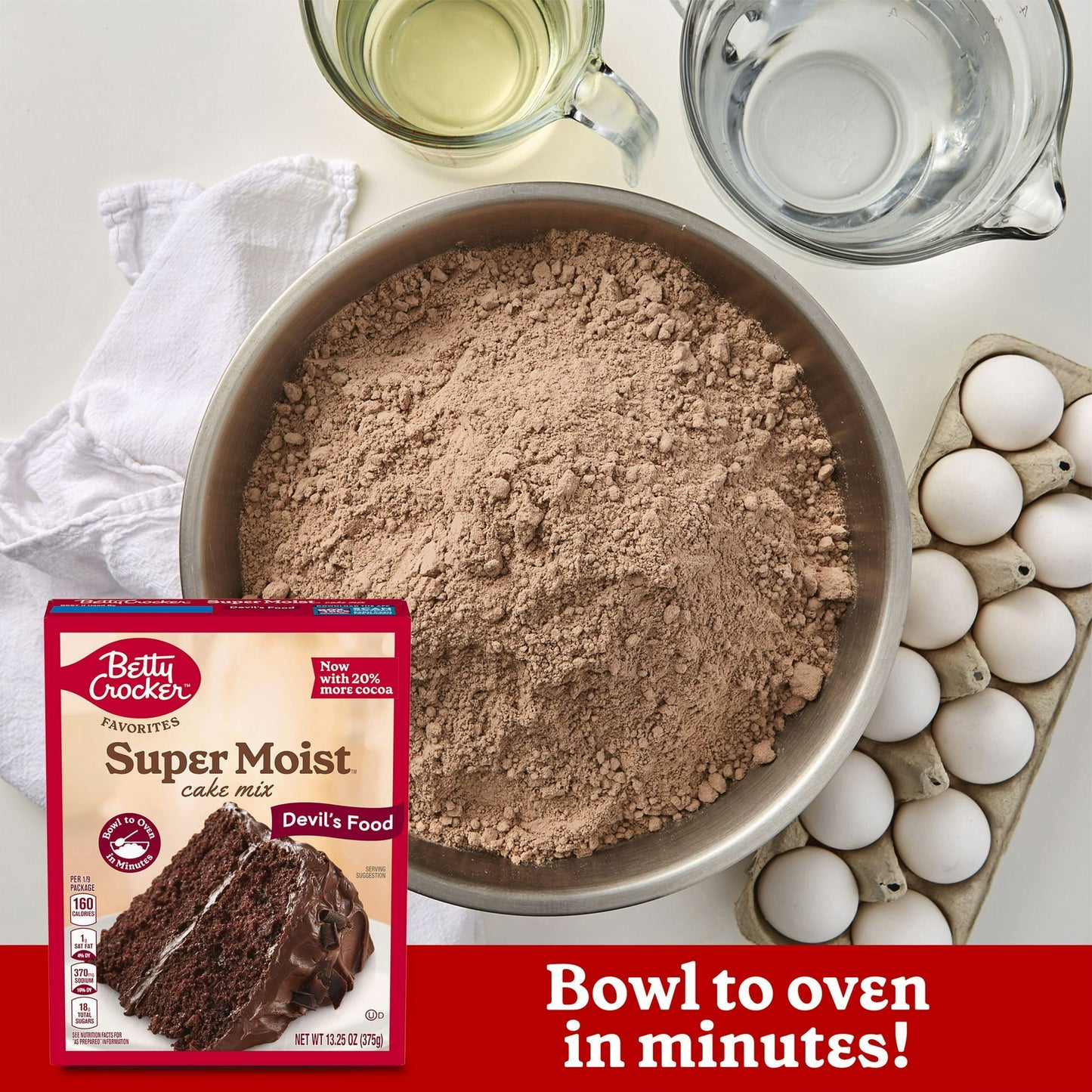 Betty Crocker Favorites Super Moist Devil's Food Cake Mix, 13.25 oz, Pack of 2