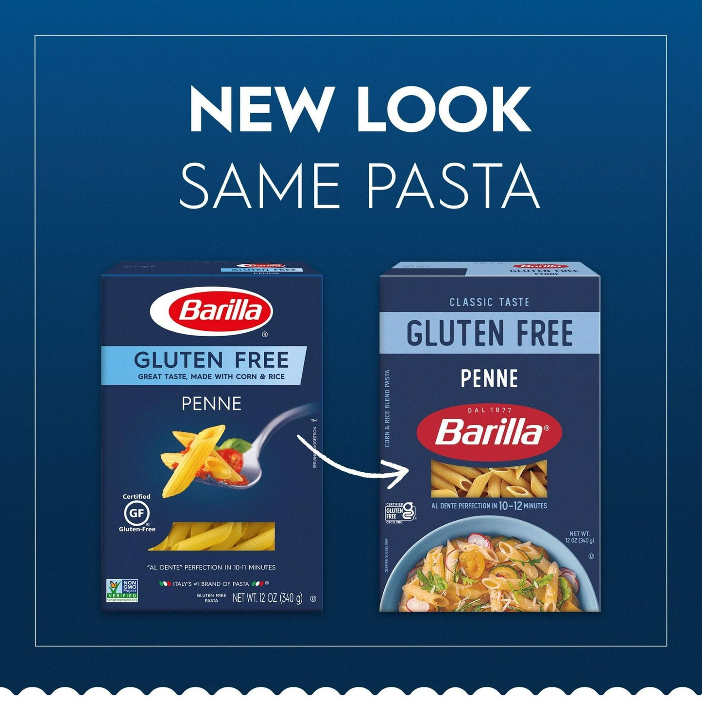 Barilla Gluten Free Penne Pasta, 12 oz (Pack of 1)