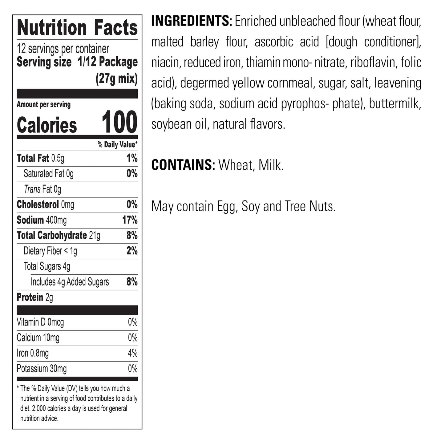 Krusteaz® Southern Cornbread & Muffin Mix 11.5 oz. Box(Pack of 2)