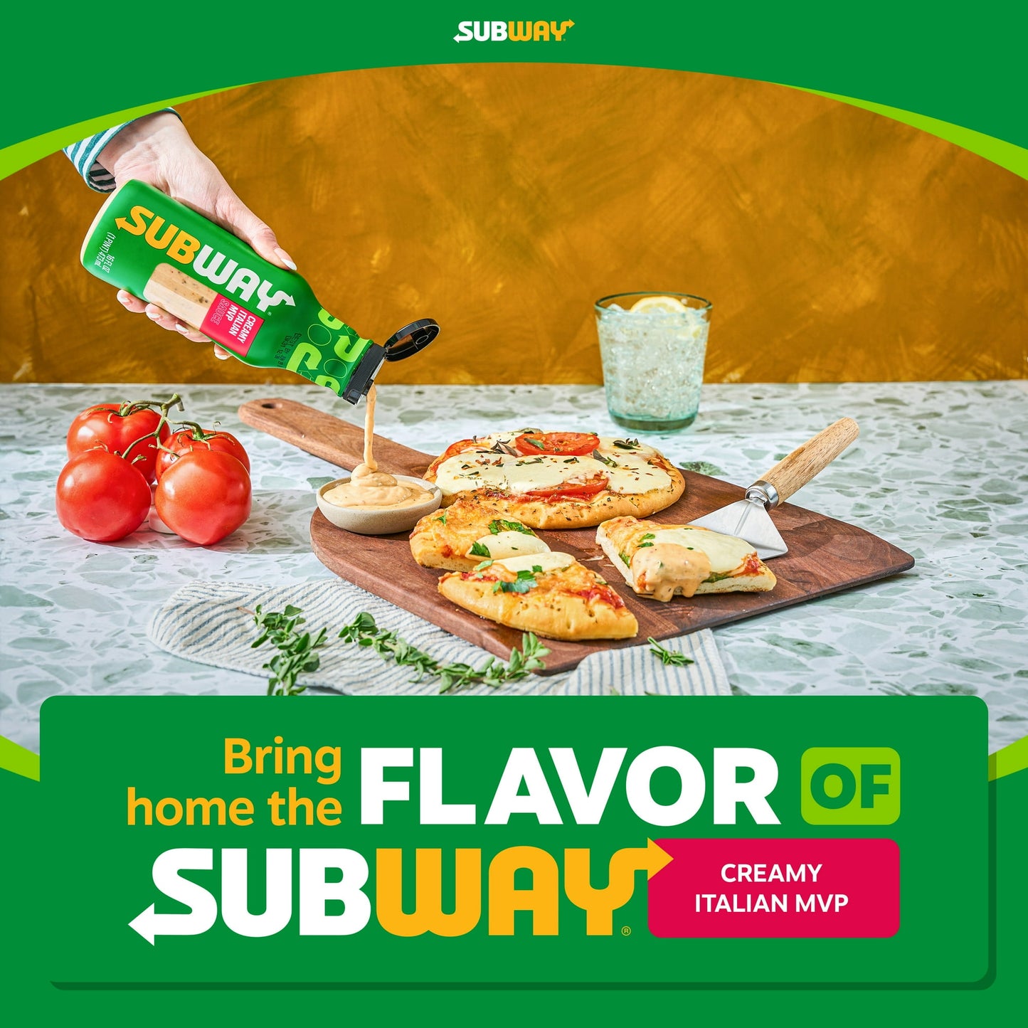 Subway Creamy Italian MVP Sauce, 16 fl. oz.