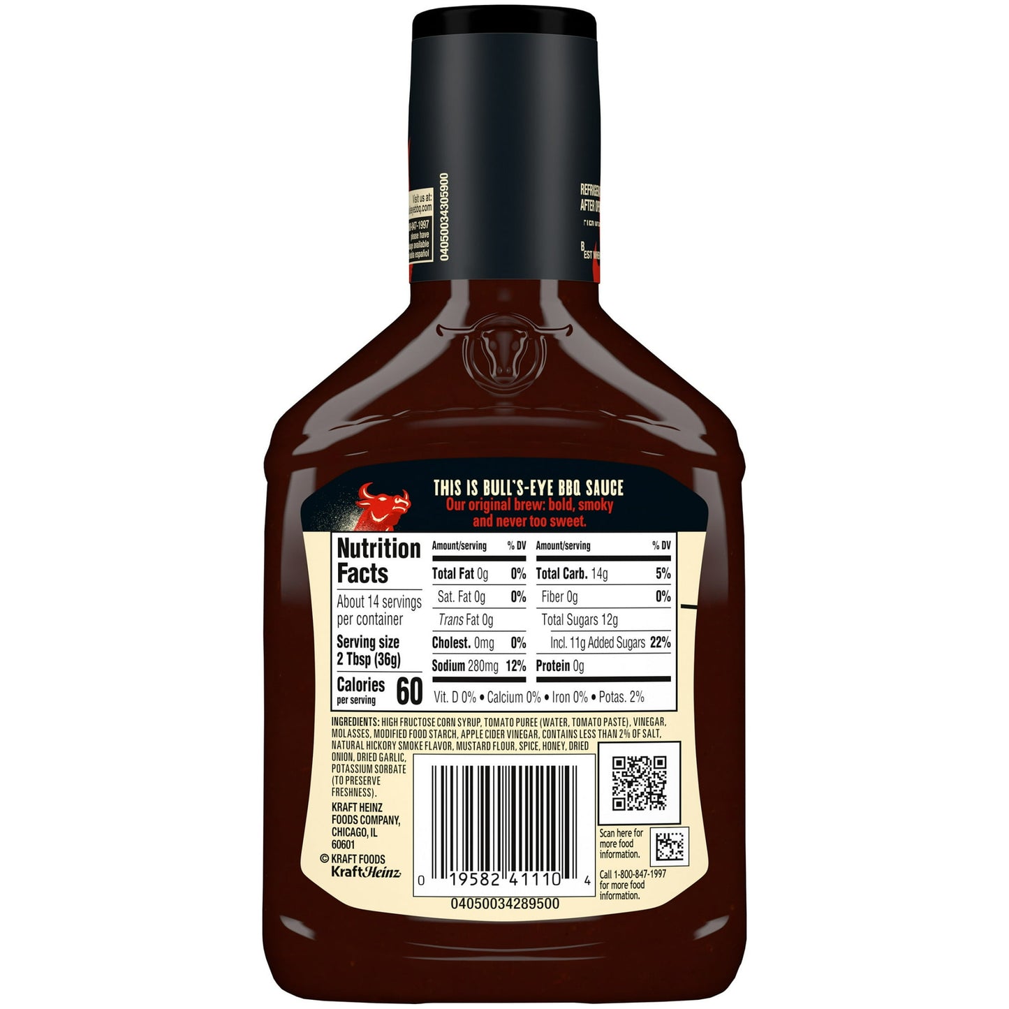 Bull's-Eye Original BBQ Sauce (Pack of 2)
