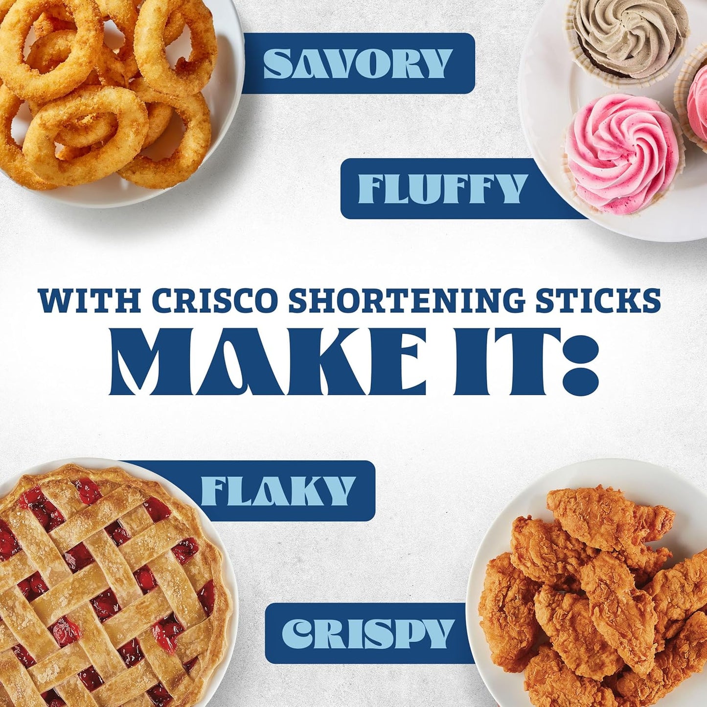 Crisco Butter Flavor Shortening Baking Sticks 20oz (Pack of 2)