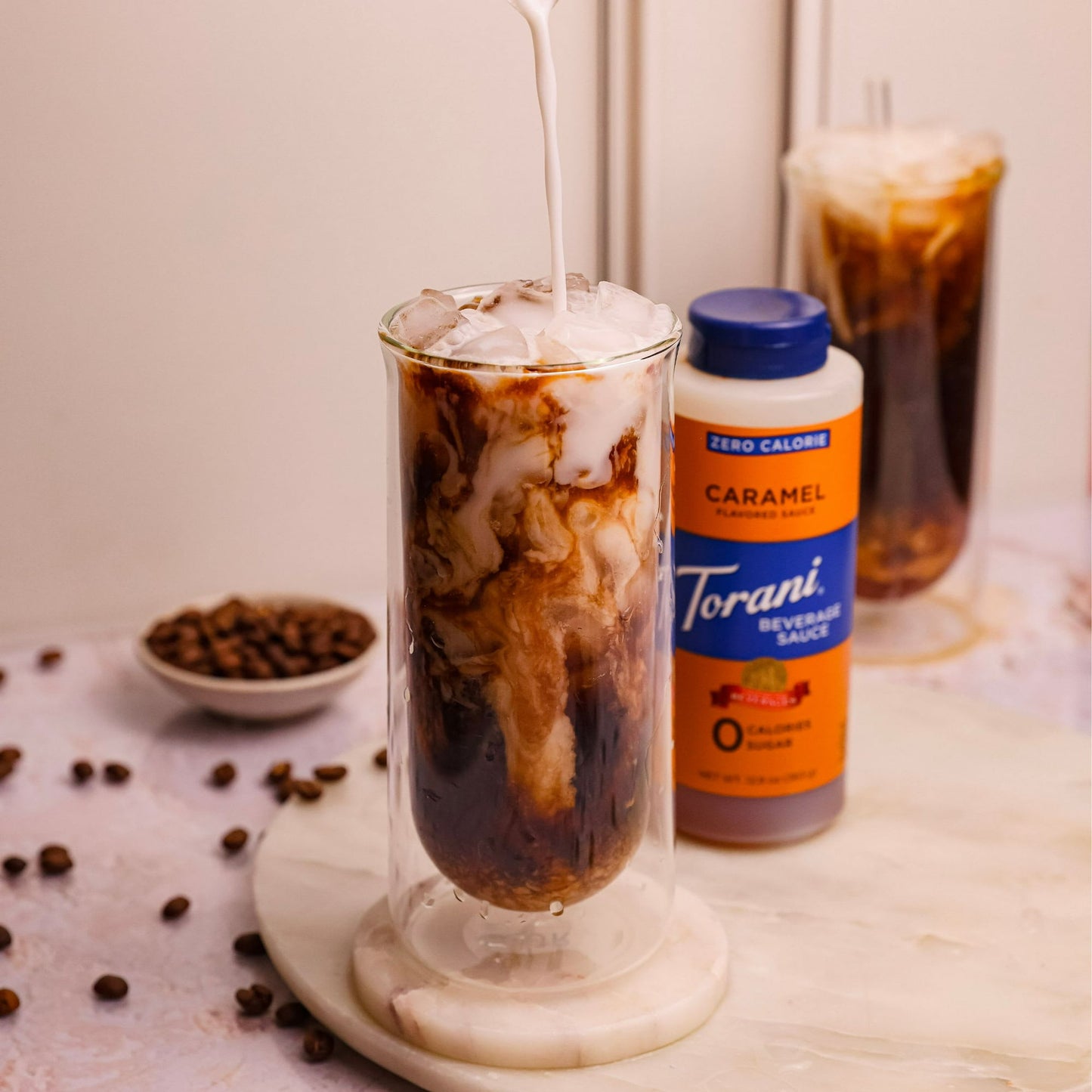 Torani Zero Calorie Beverage Sauce Bundle – Caramel, Chocolate & French Vanilla (12.8 fl oz each) (Pack of 3)
