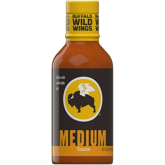 Buffalo Wild Wings Medium Buffalo Sauce, 20 fl. oz.- Pack of 4
