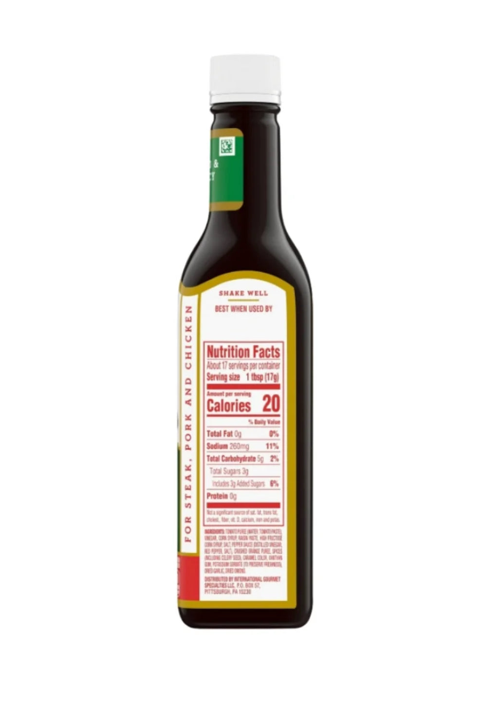 A1 Bold & Spicy Sauce with Tabasco, 10oz (Pack of 2)