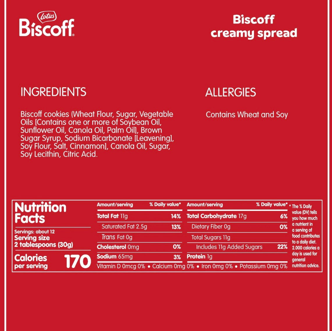 Lotus Biscoff Cookie Butter 14 oz