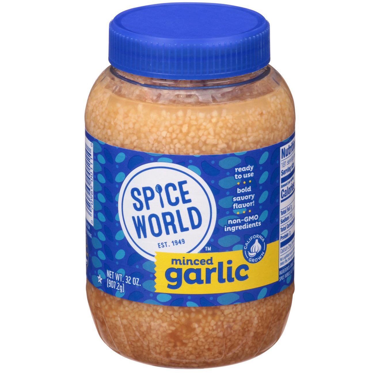 Spice World Minced Garlic, 32 oz (Pack of 4)